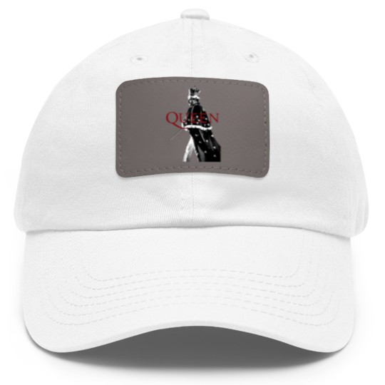Discover Queen Freddie Mercury Live in Concert Dad Hat With Leather Patch