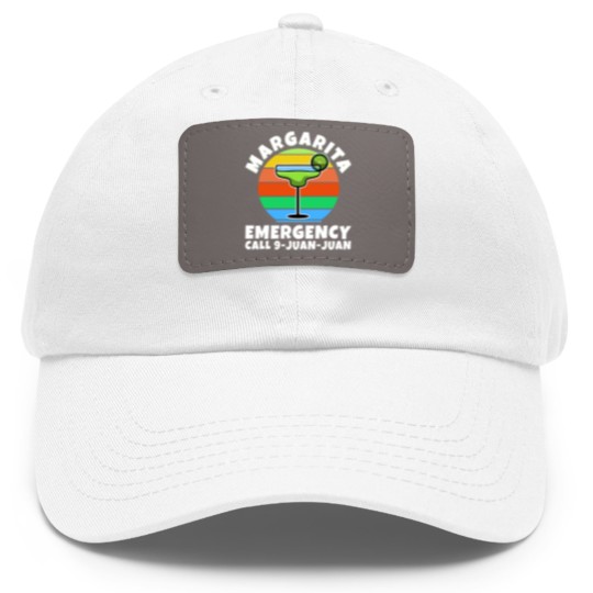 Discover Margarita Emergency Dad Hat With Leather Patch