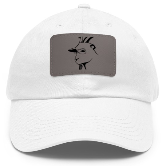 Discover goat - Goat - Dad Hat With Leather Patch