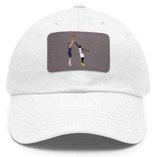 Discover Luka Doncic Game Winner Over the Dad Hat With Leather Patch