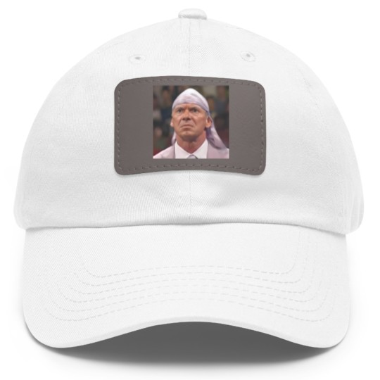 Discover Vince Mcmahon Durag Wrestling Fan Dad Hat With Leather Patch