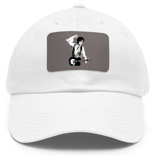 Discover John Mellencamp - John Mellencamp - Dad Hat With Leather Patch