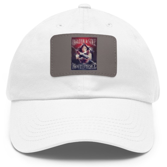 Discover Wonder Woman Fight For Justice Dad Hat With Leather Patch