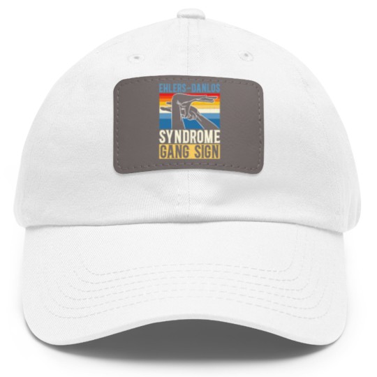 Discover Ehlers-Danlos Syndrome Gang Sign EDS HSD Dad Hat With Leather Patch