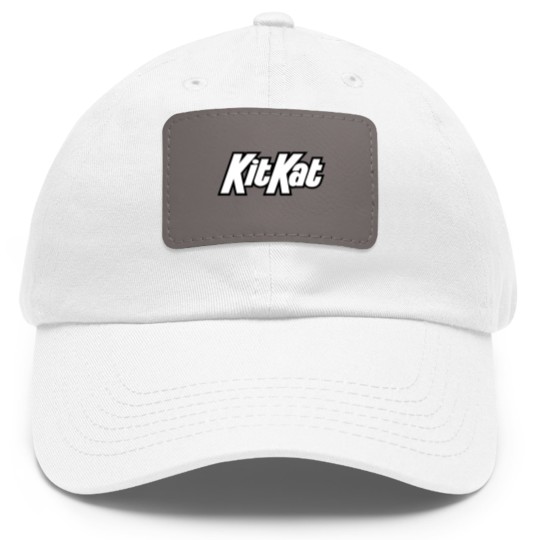 Discover Kit Kat Chocolate Candy Food Cool Worn Funny Dad Hat With Leather Patch