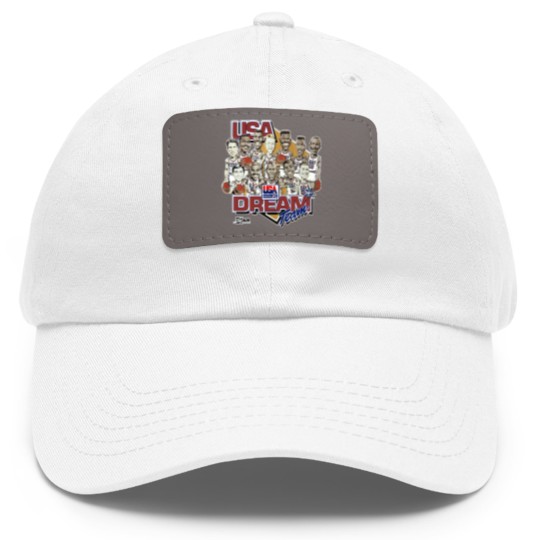 Discover The Dream Team 92 Dad Hat With Leather Patch