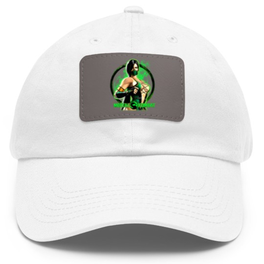 Discover Mortal Kombat Jade Dad Hat With Leather Patch, Mortal Kombat Dad Hat With Leather Patch Fan Gifts, Jade Dad Hat With Leather Patch, Mortal Kombat Game Dad Hat With Leather Patch