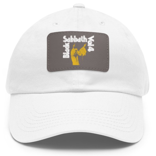 Discover Black Sabbath Vol 4 Dad Hat With Leather Patch