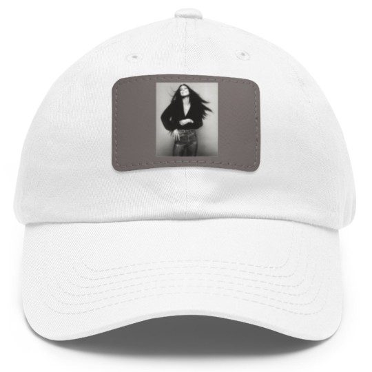 Discover Retro Cher's Gift Men Women Dad Hat With Leather Patch