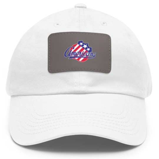 Discover Rochester Americans Ice Hockey Dad Hat With Leather Patch