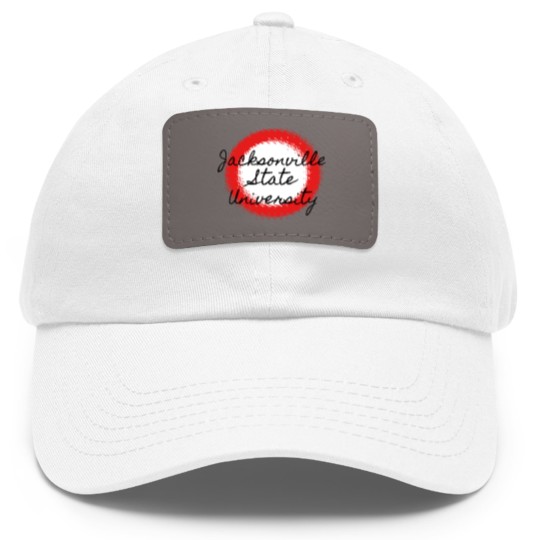 Discover Jacksonville State University   Jacksonville State University Dad Hat With Leather Patch
