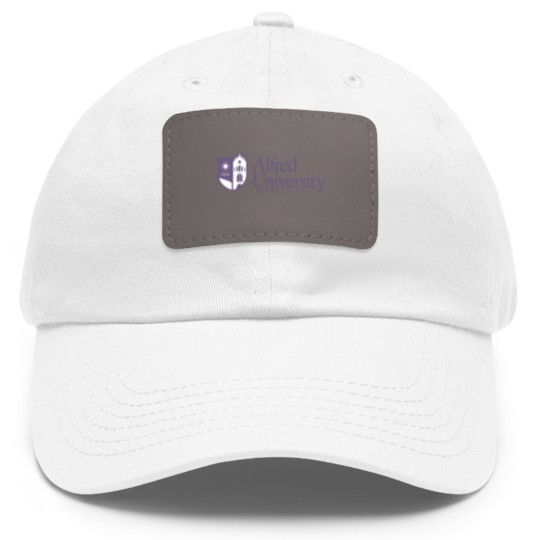 Discover Alfred University Dad Hat With Leather Patch