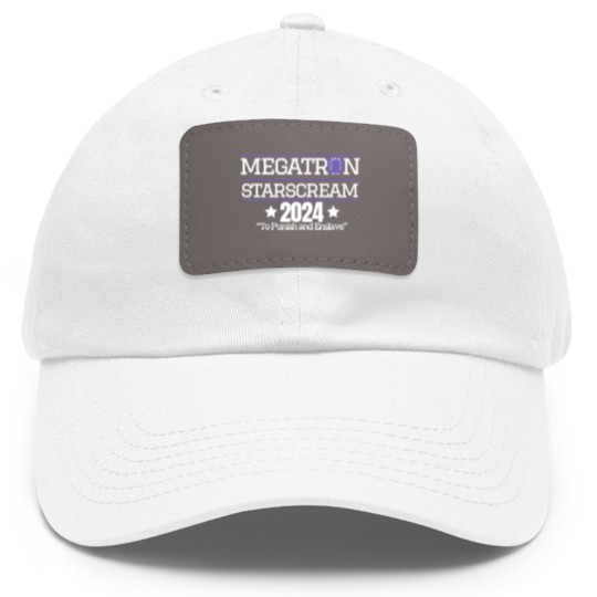 Discover Megatron Starscream 2024 Dad Hat With Leather Patch, Transformers, Decepticons, Funny Poltical Dad Hat With Leather Patch