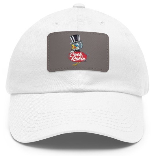 Discover Cock Robin Dad Hat With Leather Patch
