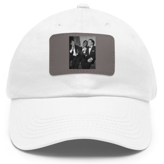 Discover The Rat Pack Frank Sinatra Sammy Davis Jr Dean Martin Las Vegas The Mob Rat Pack Classi Dad Hat With Leather Patch