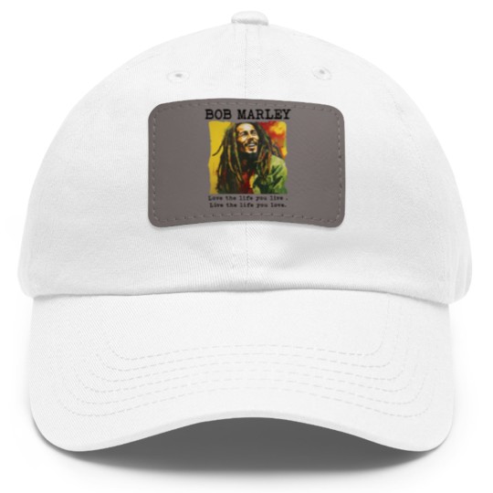 Discover Every Little Thing Gonna Be Alright Bob Marley Dad Hat With Leather Patch