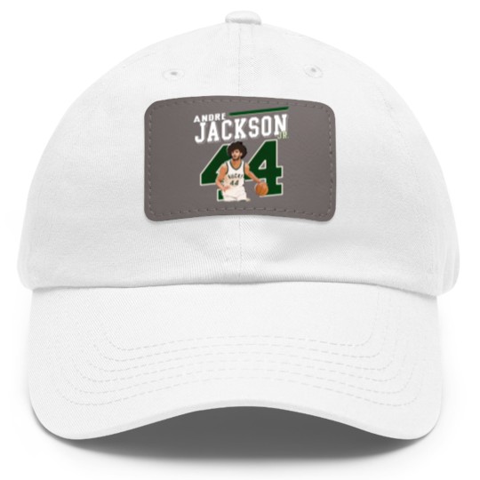 Discover Andre Jackson Jr Dad Hat With Leather Patch