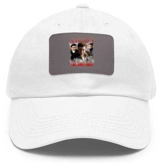 Discover Silvio Dante Dad Hat With Leather Patch ,The Sopranos Homage Dad Hat With Leather Patch