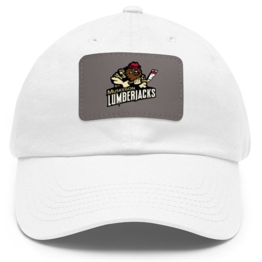 Discover Muskegon Lumberjacks Hockey Club Dad Hat With Leather Patch