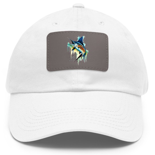 Discover guy harvey Dad Hat With Leather Patch