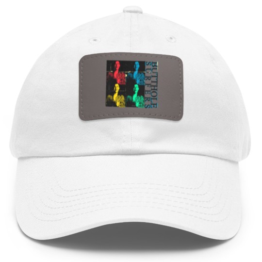 Discover butthole surfers Dad Hat With Leather Patch