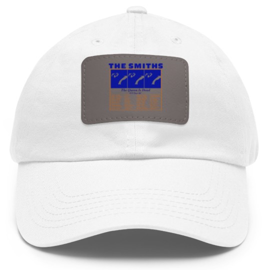 Discover The Smiths Retro Dad Hat With Leather Patch 80s Smiths Dad Hat With Leather Patch
