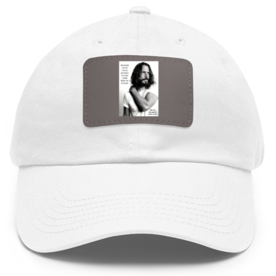 Discover Chris Cornell , Chris Cornell Dad Hat With Leather Patch