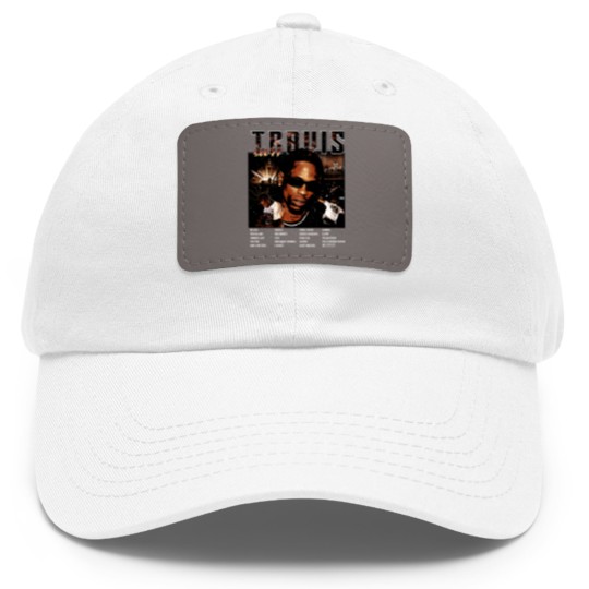 Discover Travis Scot Utopia Tracklist Dad Hat With Leather Patch, Vintage Travis Utopia Dad Hat With Leather Patch