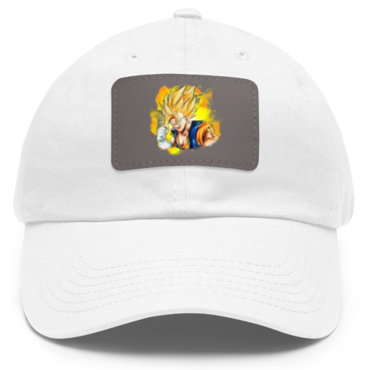 Discover VEGITO SUPER SAIYAN Dad Hat With Leather Patch
