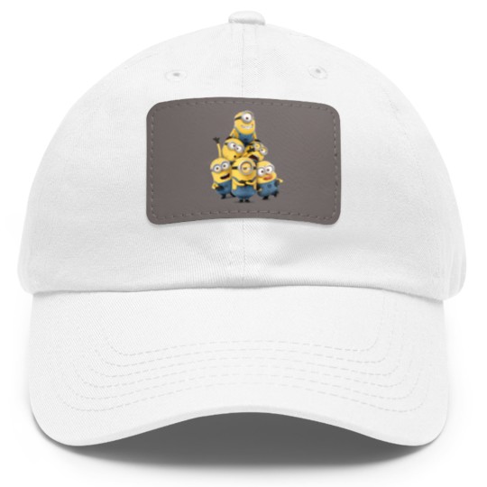 Discover Minions Despicable Me Minions Adult Dad Hat With Leather Patch Yellow NEW