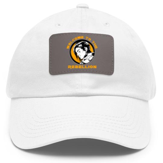 Discover Gina Carano - Welcome to the Rebellion Dad Hat With Leather Patch