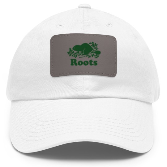 Discover Roots Canada Dad Hat With Leather Patch