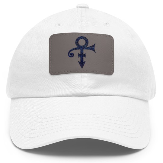 Discover Prince Unisex Dad Hat With Leather Patch: Purple Symbol (Diamante)