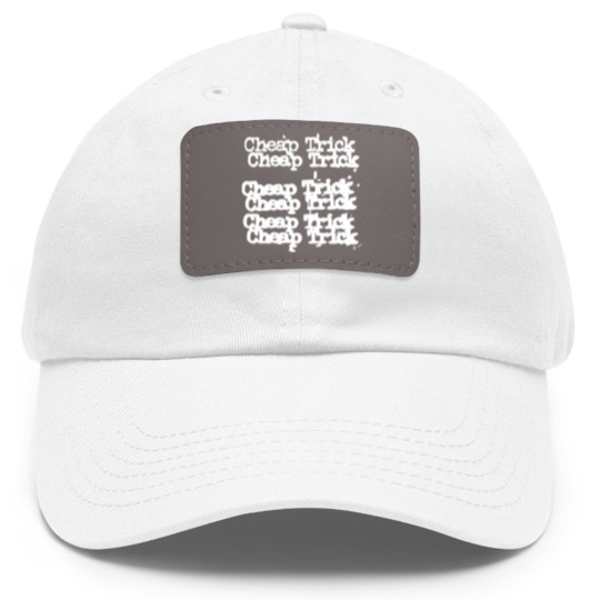 Discover Trick Logo Dad Hat With Leather Patch