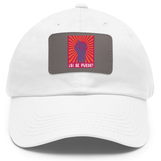 Discover si se puede Dad Hat With Leather Patch