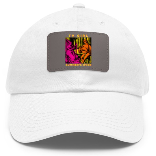 Discover Premium TV Girl Dad Hat With Leather Patch - Summer's Over Album Dad Hat With Leather Patch