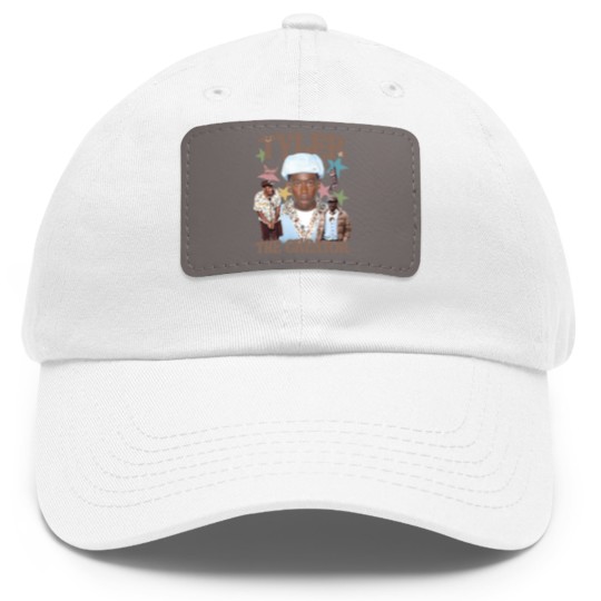 Discover Tyler The Creator Graphic Dad Hat With Leather Patch, Vintage 90s Style Graphic Dad Hat With Leather Patch