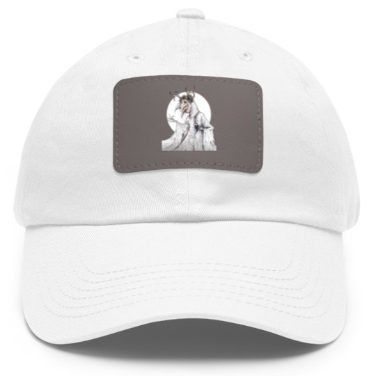 Discover Mari Lwyd Dad Hat With Leather Patch