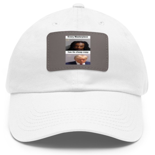 Discover Playboi Carti Donald Trump Mugshot Dad Hat With Leather Patch