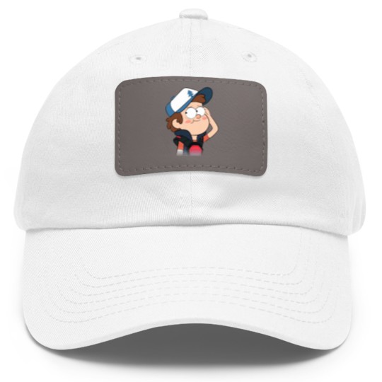 Discover Dipper Pines - Gravity Falls Dad Hat With Leather Patch