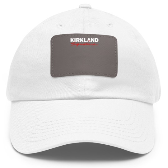 Discover Kirkland  Costco'S Kirkland Dad Hat With Leather Patch, Costco Hot Dog & Soda Combo With Quote Dad Hat With Leather Patch, Costco Hot Dog Lover Gift Dad Hat With Leather Patch