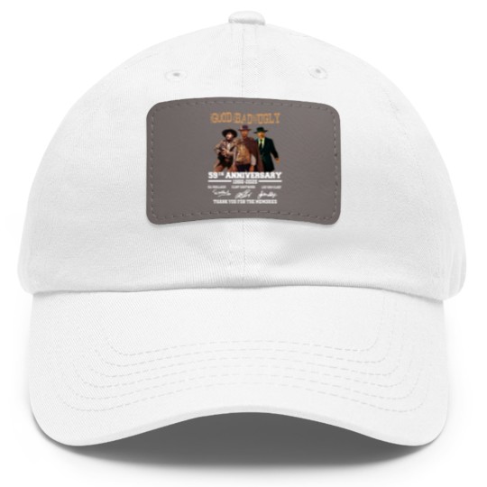 Discover The Bad Ugly Clint Eastwood Anniversary Dad Hat With Leather Patch