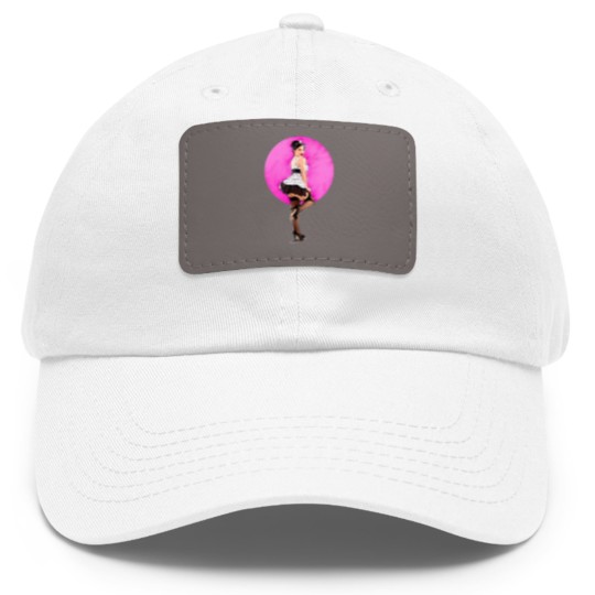 Discover Pinup Dad Hat With Leather Patch , Pinup Dad Hat With Leather Patch