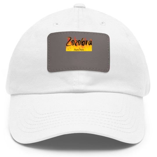 Discover Zozobra Burn Him Dad Hat With Leather Patch