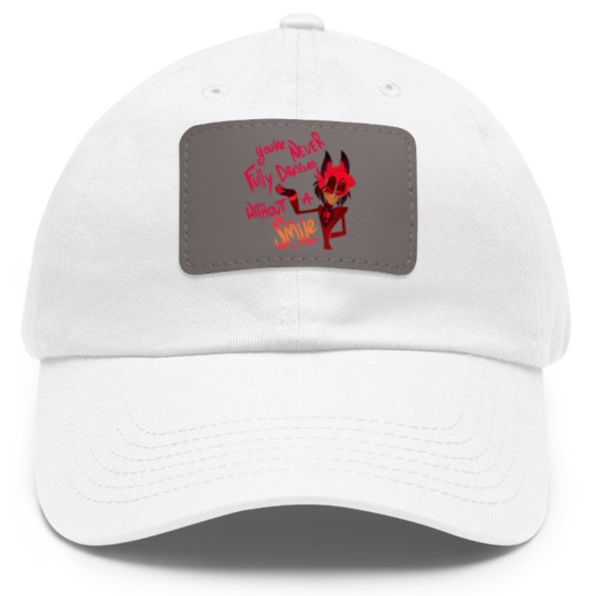 Discover Alastor  Hazbin hotel  Hazbin Hotel Dad Hat With Leather Patch