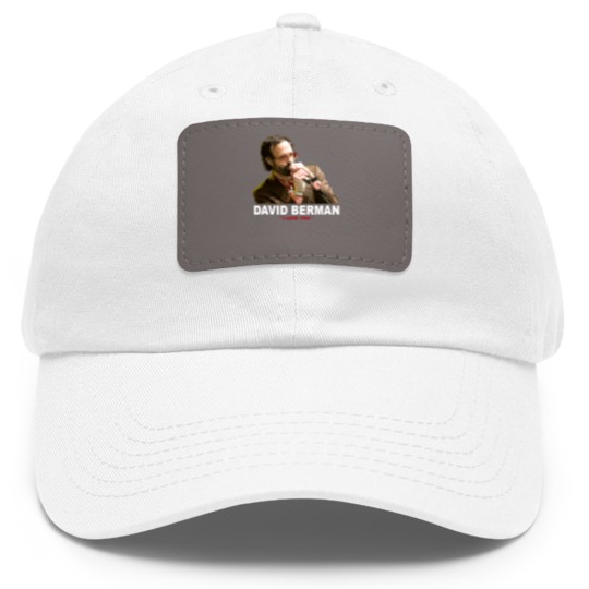Discover David Berman Dad Hat With Leather Patch
