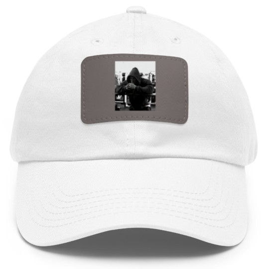 Discover kevin levrone sad Dad Hat With Leather Patch