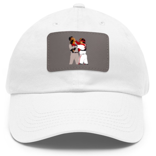 Discover Jason Varitek Alex Rodriguez Brawl Dad Hat With Leather Patch