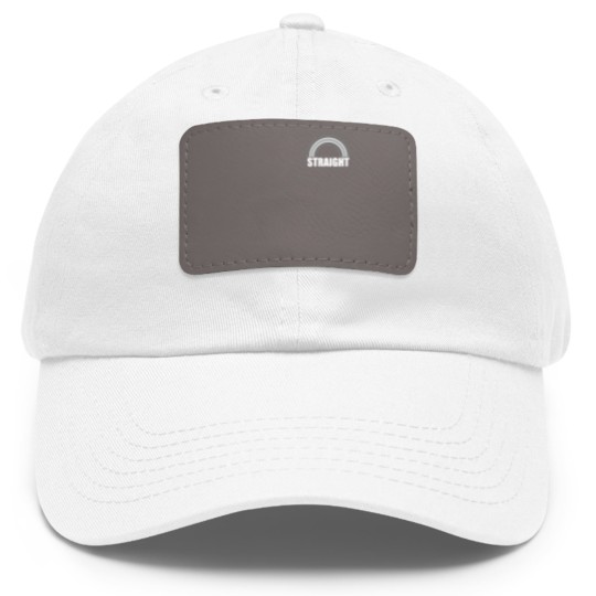 Discover Straight Pride Rainbow Dad Hat With Leather Patch