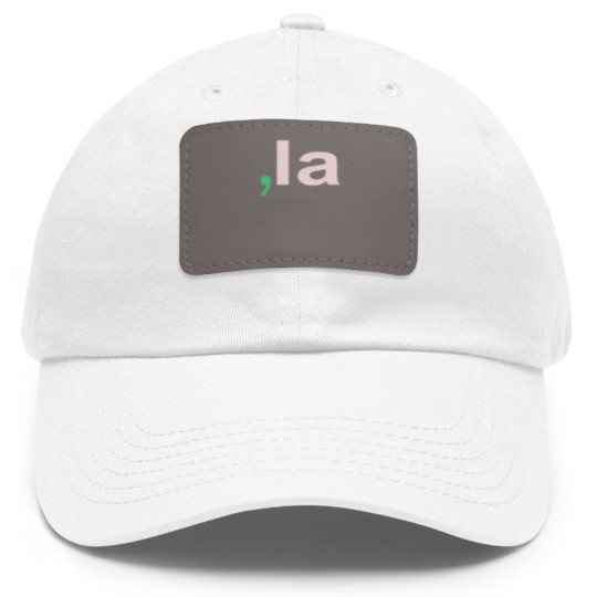 Discover Kamala Harris Sorority Colors Dad Hat With Leather Patch | Comma La | Kamala